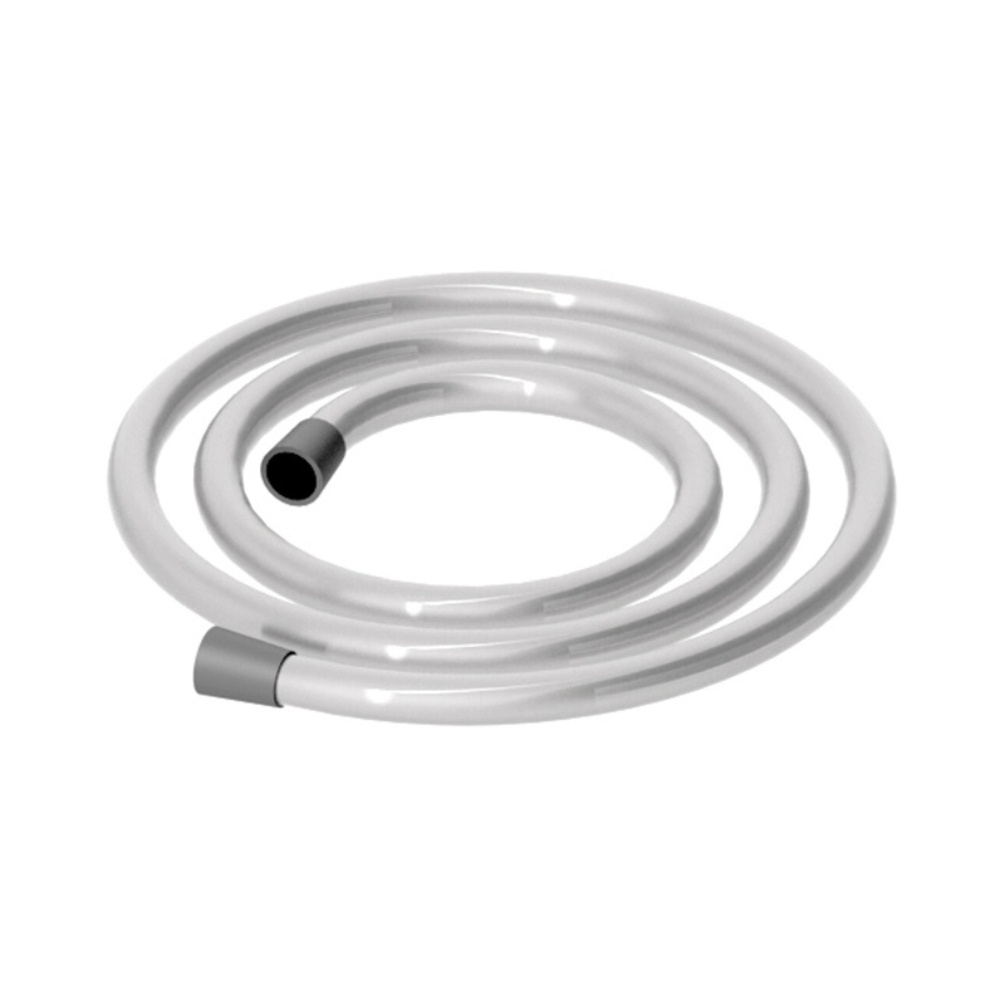 Product cut out image of the Abacus Emotion Brushed Nickel 1.6m Shower Hose